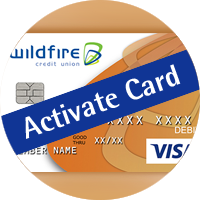 debit Card with activate banner