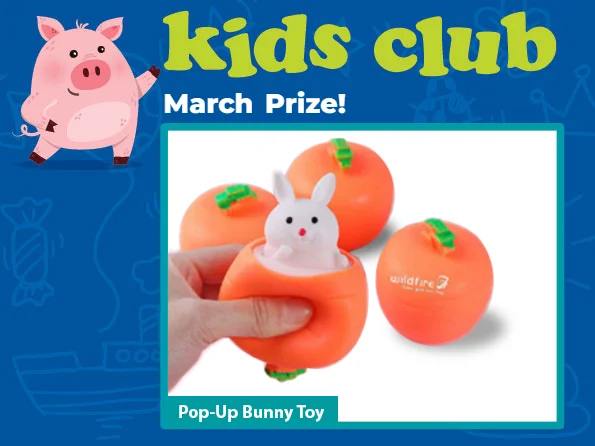 Kids Club Prize - Pop-Up Bunny Toy