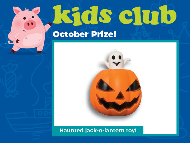 Haunted Jack-o-lantern toy!