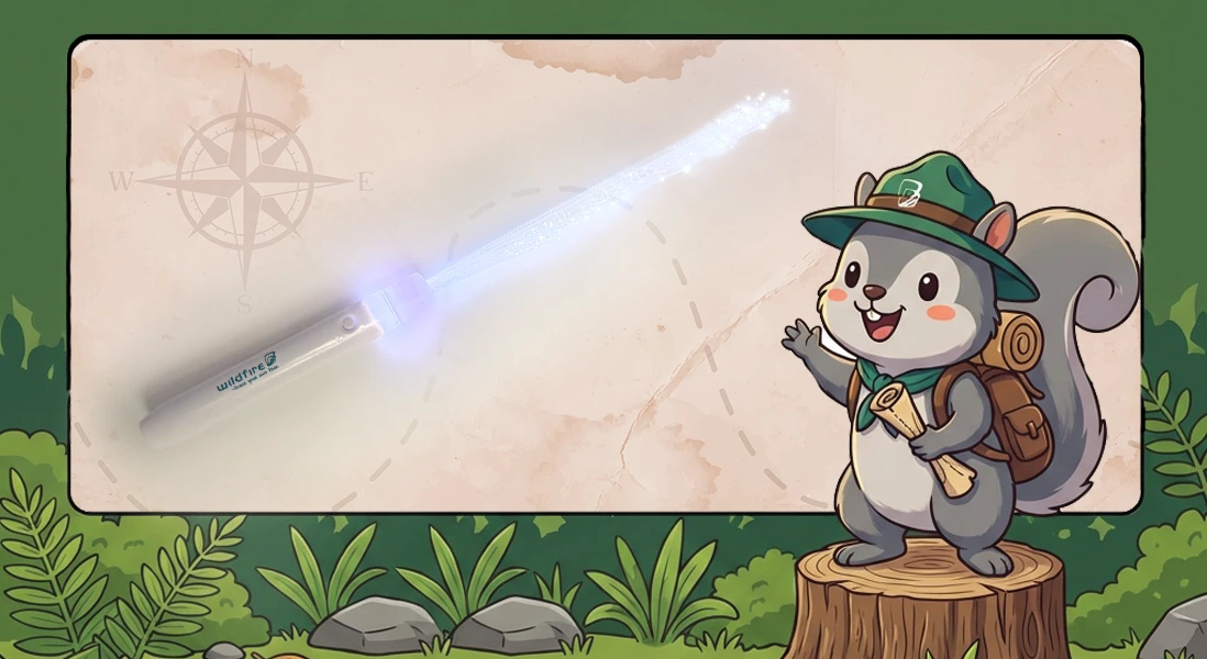 Scouts savers prize - Fiber-optic sparkle wand