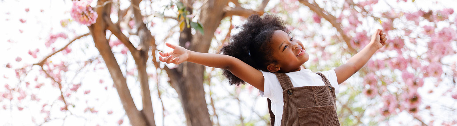 Young girl dancing outside Young girl dancing outside